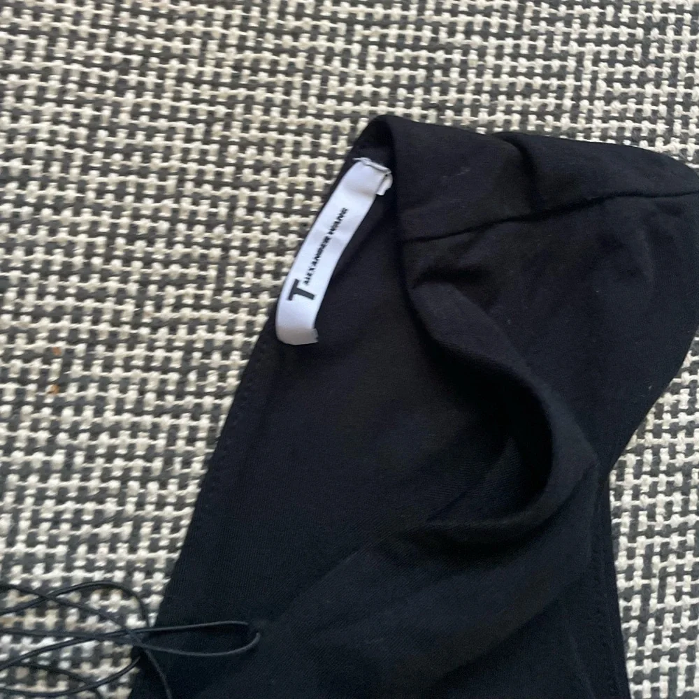 T by Alexander Wang Black Backless Dress
